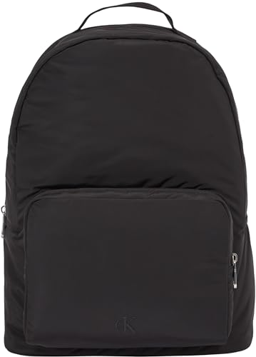 Calvin Klein Men's Backpack Center Zip Medium, Black, One Size on Sale